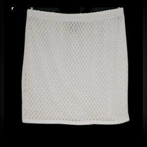See You Monday Fishnet Mini Skirt